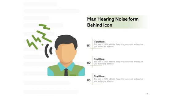 Sound Symbol Bell Creating Loudspeaker Behind Icon Ppt PowerPoint Presentation Complete Deck