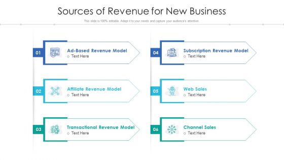 Sources Of Revenue For New Business Ppt Infographics Samples PDF Sources Of Revenue For New Business Ppt Infographics Samples PDF