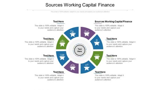Sources Working Capital Finance Ppt PowerPoint Presentation Icon Cpb