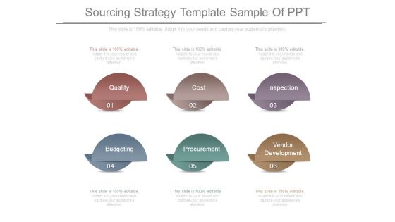 Sourcing Strategy Template Sample Of Ppt