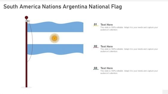 South America Nations Argentina National Flag Demonstration PDF