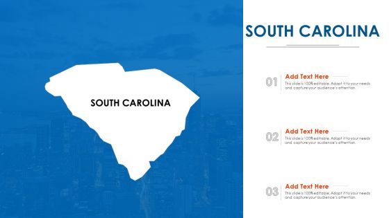 South Carolina PowerPoint Presentation Ppt Template PDF