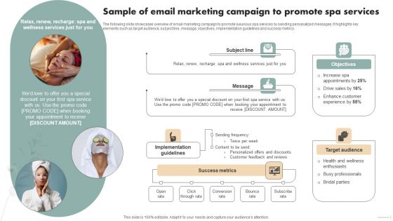 Spa Marketing Strategy Boost Reservations Enhance Revenue Sample Of Email Marketing Campaign Pictures PDF Spa Marketing Strategy Boost Reservations Enhance Revenue Sample Of Email Marketing Campaign Pictures PDF