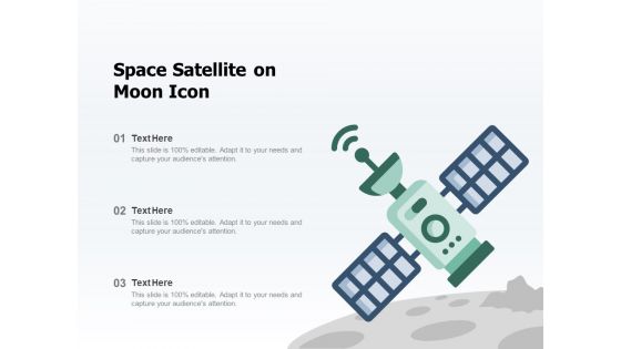 Space Station Icon Artificial Satellite Ppt PowerPoint Presentation Complete Deck