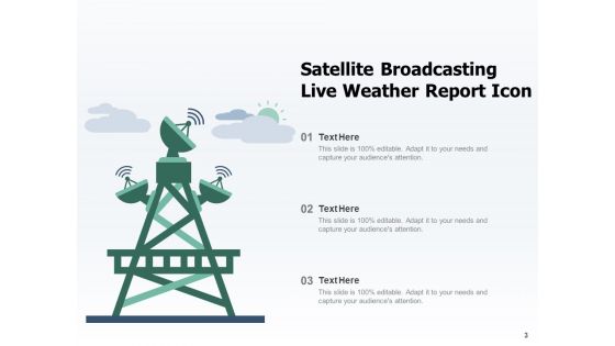 Space Station Icon Artificial Satellite Ppt PowerPoint Presentation Complete Deck