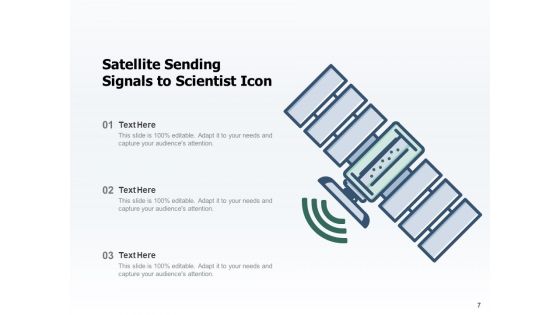 Space Station Icon Artificial Satellite Ppt PowerPoint Presentation Complete Deck