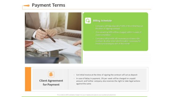 Speaking Engagement Payment Terms Ppt Infographics Mockup PDF