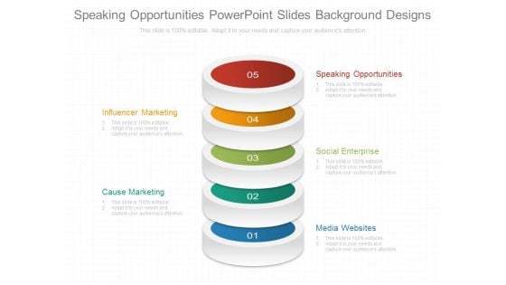 Speaking Opportunities Powerpoint Slides Background Designs