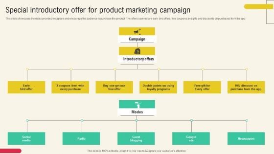 Special Introductory Offer For Product Marketing Campaign Download PDF