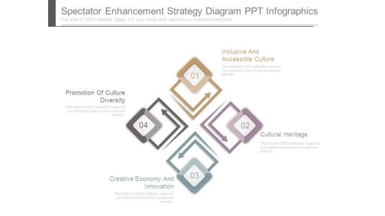 Spectator Enhancement Strategy Diagram Ppt Infographics