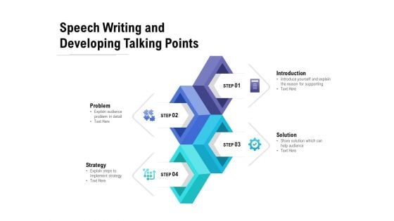 Speech Writing And Developing Talking Points Ppt PowerPoint Presentation Icon Slide Download