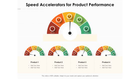 Speed Accelerators For Product Performance Ppt PowerPoint Presentation Infographic Template Slide PDF