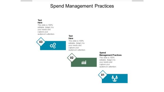 Spend Management Practices Ppt PowerPoint Presentation File Deck Cpb Pdf