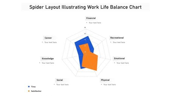 Spider Layout Illustrating Work Life Balance Chart Ppt PowerPoint Presentation Icon Outline PDF