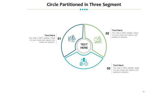 Split A Circle Into Three Circle Partitioned Curved Segment Puzzle Segment Ppt PowerPoint Presentation Complete Deck