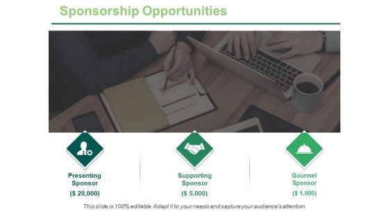 Sponsorship Opportunities Ppt PowerPoint Presentation Gallery Ideas