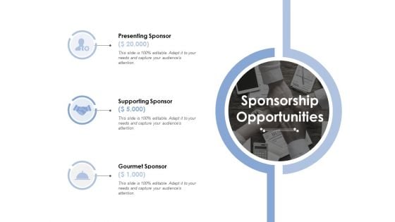 Sponsorship Opportunities Ppt PowerPoint Presentation Outline Designs