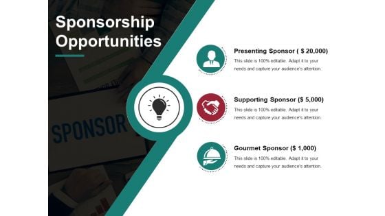 Sponsorship Opportunities Template 1 Ppt PowerPoint Presentation Show Introduction