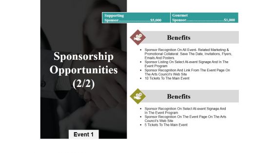 Sponsorship Opportunities Template 4 Ppt PowerPoint Presentation File Templates