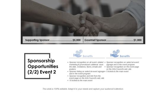 Sponsorship Opportunities Template 4 Ppt PowerPoint Presentation Gallery Graphic Tips