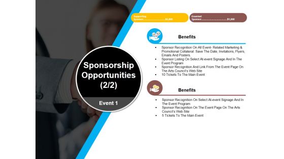 Sponsorship Opportunities Template 4 Ppt PowerPoint Presentation Show Gallery