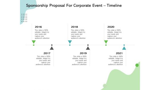 Sponsorship Proposal For Corporate Event Timeline Ppt Microsoft PDF