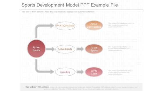 Sports Development Model Ppt Example File