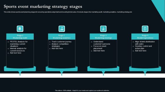 Sports Event Marketing Strategy Stages Professional PDF Sports Event Marketing Strategy Stages Professional PDF