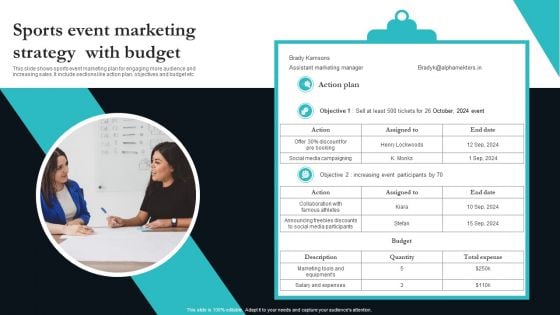 Sports Event Marketing Strategy With Budget Formats PDF Sports Event Marketing Strategy With Budget Formats PDF