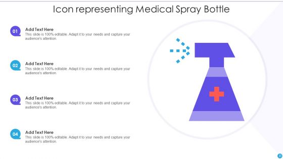Spray Bottle Icon Ppt PowerPoint Presentation Complete Deck With Slides