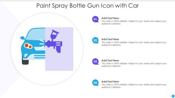 Spray Bottle Icon Ppt PowerPoint Presentation Complete Deck With Slides