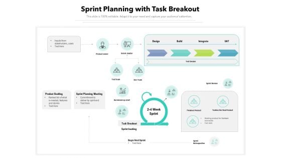 Sprint Planning With Task Breakout Ppt PowerPoint Presentation File Graphics Download PDF