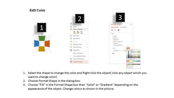 Square Diagram With Four Icons Powerpoint Template