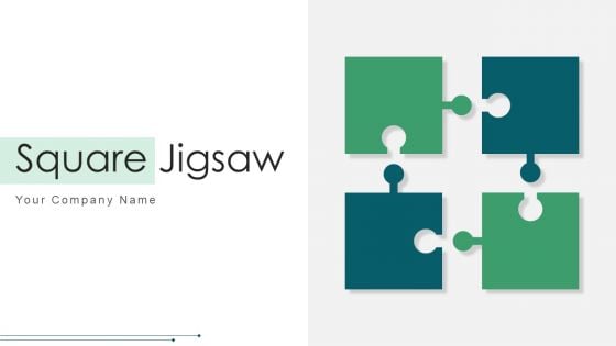 Square Jigsaw Financial Objectives Ppt PowerPoint Presentation Complete Deck With Slides