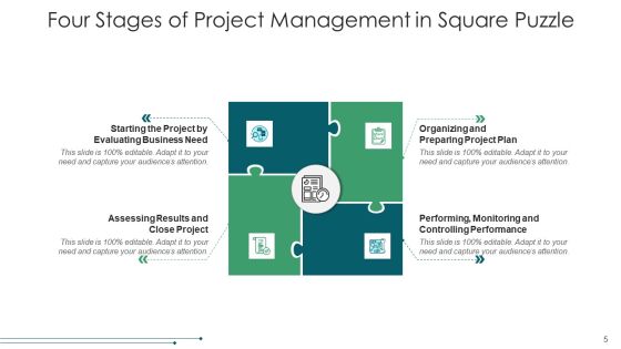 Square Jigsaw Financial Objectives Ppt PowerPoint Presentation Complete Deck With Slides Slide05