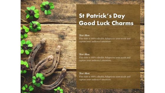 St Patricks Day Good Luck Charms Ppt PowerPoint Presentation File Gallery