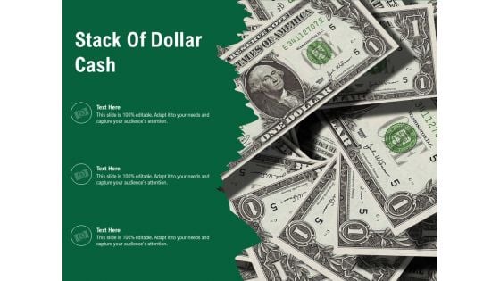 Stack Of Dollar Cash Ppt PowerPoint Presentation File Background PDF