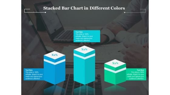 Stacked Bar Chart In Different Colors Ppt PowerPoint Presentation Gallery Maker PDF