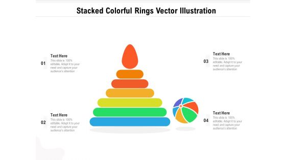 Stacked Colorful Rings Vector Illustration Ppt PowerPoint Presentation Icon Example File PDF