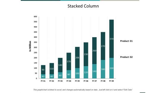 Stacked Column Finance Ppt Powerpoint Presentation Icon Portfolio