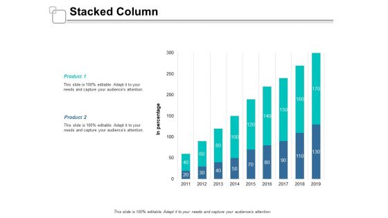 Stacked Column Ppt Powerpoint Presentation Infographics Portfolio