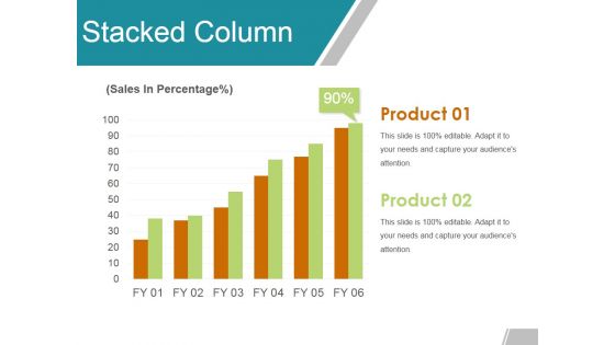 Stacked Column Ppt PowerPoint Presentation Layouts Templates