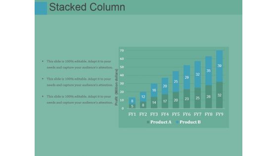 Stacked Column Ppt PowerPoint Presentation Portfolio Outline