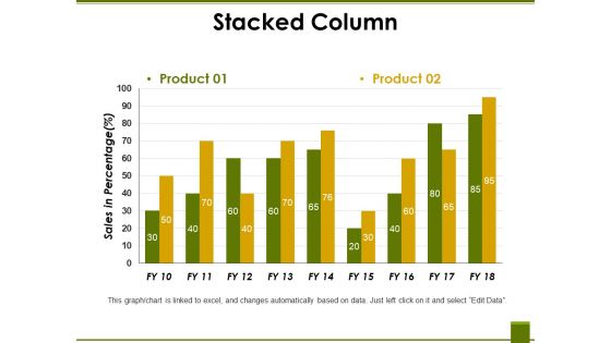 Stacked Column Ppt PowerPoint Presentation Professional Vector