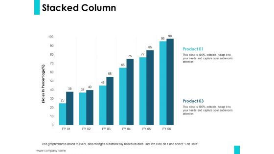 Stacked Column Ppt PowerPoint Presentation Show Grid