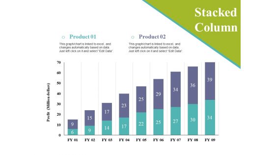 Stacked Column Ppt PowerPoint Presentation Styles Sample