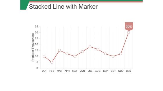 Stacked Line With Marker Ppt PowerPoint Presentation Infographics Images