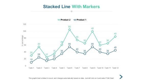 Stacked Line With Markers Finance Ppt PowerPoint Presentation Gallery Show