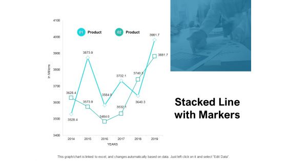 Stacked Line With Markers Ppt PowerPoint Presentation Infographic Template Example