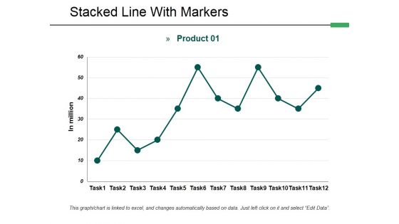 Stacked Line With Markers Ppt PowerPoint Presentation Infographics Slide Portrait